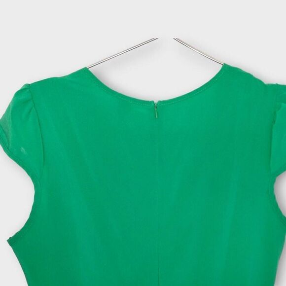 Lulus Womens Dress Sz Medium Kelly Green Mini Coquette Cottagecore Fairycore - Picture 7 of 11